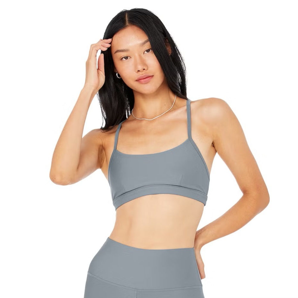 Alo Yoga Airlift Intrigue Bra. Steel Blue. Size S.